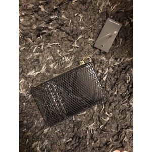 Faux Snakeskin Cardholder Wallet